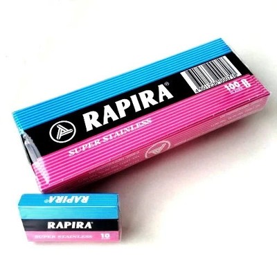 Rapira SuperStainless safety razor blades, made in Russia