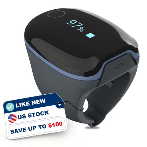Refurbished Wellue O2 Ring Pulse Oximeter with App/PC Software，One-Year Warranty
