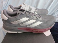 NWB Adidas Supernova Ease Men's Running Shoes Sz 10 Gray/Silver/Burgundy
