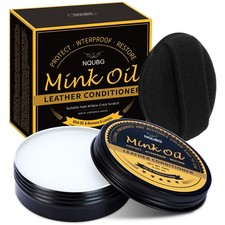 NQUBG Mink Oil for Leather Boots, Boot Leather Care Kit, Leather Shoe Care Kit f