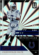 2018 Panini Unparalleled Shine #82 Jacoby Brissett - FB