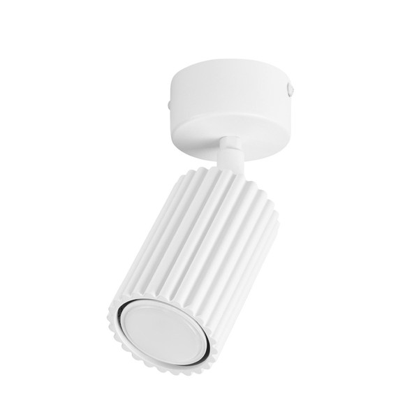 Deckenspot Aluminium Weiß GU10 Flexibel Schlafzimmer Ø 6,5 Cm Deckenleuchte BüRo-image