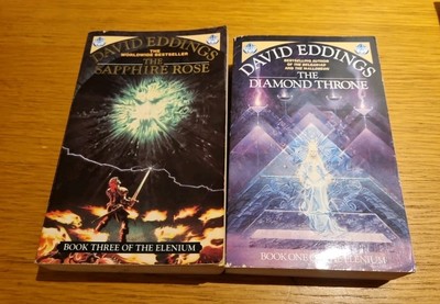 David Eddings Elenium The Diamond Throne And Sapphire Rose Book One And Three
