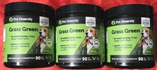 3 Pet Honesty Green Grass w/ Yucca  Cranberry Probiotics Enzymes 90 Chews 5/26