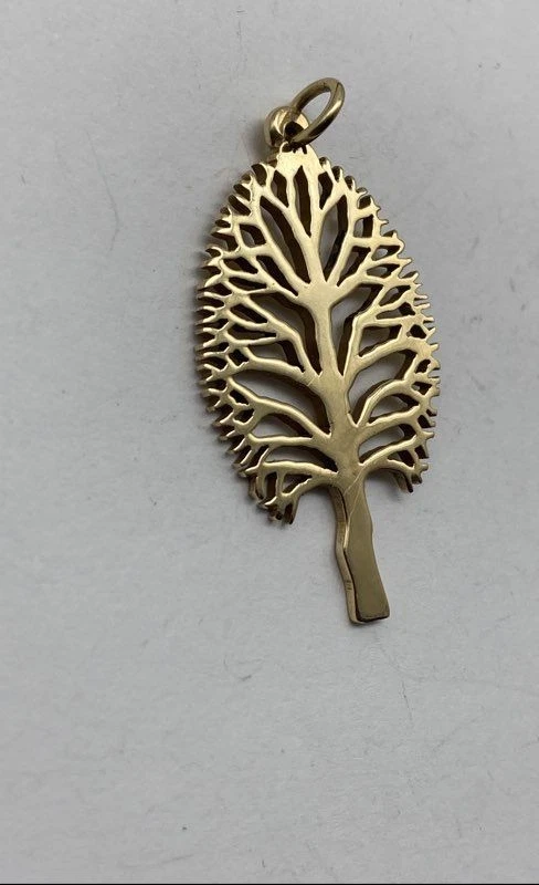 "Colgante Árbol de la Vida James Avery Oro Amarillo 14K 1.5"" 4.4g" Foto 3 de 4