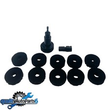 12in1 Wheel Stud Hub Cleaner Rust Removal Kit For Brake Disc Polishing Grinding
