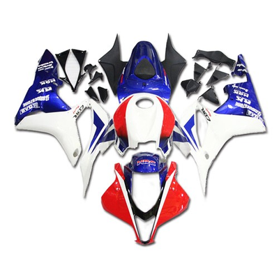 #ad FK Injection White Red Blue Kit Fairing Fit lor HONDA 2007 2008 CBR600RR k041 $369.99