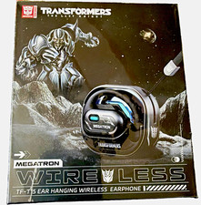 Transformers TF-T15 Megatron Bluetooth Wireless Ear-Hook Earbuds Mic Black