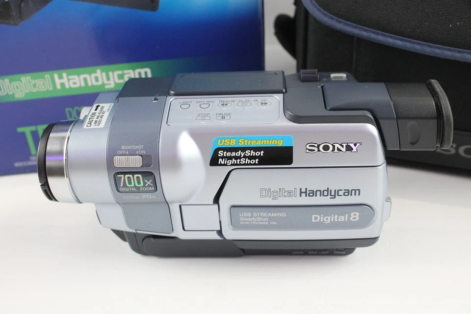 Sony Handycam DCR-TRV245E Handheld Digital Video Camera Working w/ Original Box - Image 4 of 4
