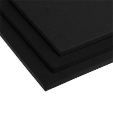 EVA Foam Sheets Black 9.8 Inch x 9.8 Inch 10mm Thick Crafts Foam Sheets,6Pcs