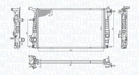Magneti Marelli 350213200600 KüHler, MotorküHlung FüR Renault