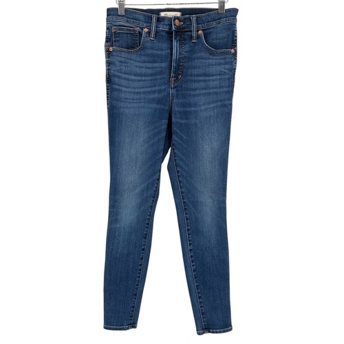 MADEWELL High-Rise Jeans Skinny Stretch Dark Wash 5-Pocket Women's 28