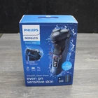 Philips Norelco Shaver 3600 Wet/Dry Electric Pouch S3243/91 Storm Blue - NEW