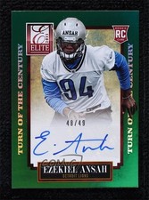 2013 Elite Turn of the Century Rookie Signatures 48/49 Ezekiel Ansah Auto 4at