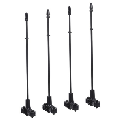 #ad 4 Pcs Mountain Bike Flagpole Kit Holder for Electric Supplies Rack $21.36