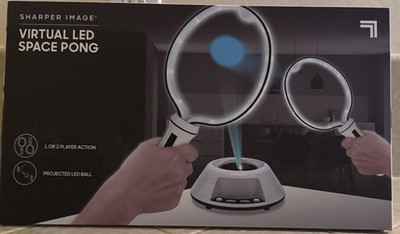 Sharper Image Virtual LED Space Pong Single or Dual Players