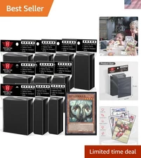 Durable Toploaders - 1000 Black Card Sleeves for Optimal Trading Card Care