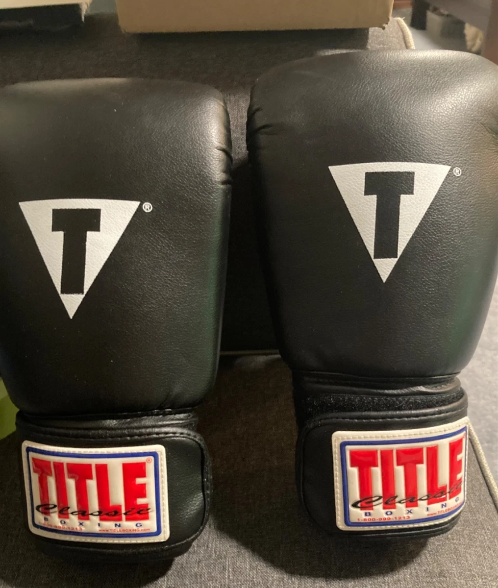TITLE Boxing Black 14 oz. Weight Boxing Gloves for sale | eBay