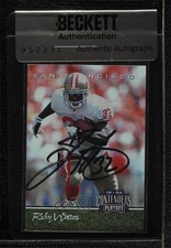 BAS 1994 Playoff Contenders Ricky Watters #52 Seal of Authenticity Auto 3c7