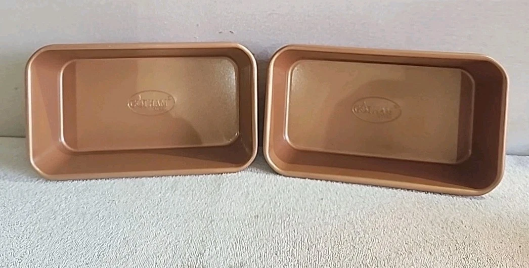 2 Gotham Steel Loaf Pan Copper Color 9.5x5.5
Opens in a new window or tab