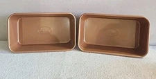 2 Gotham Steel Loaf Pan Copper Color 9.5x5.5