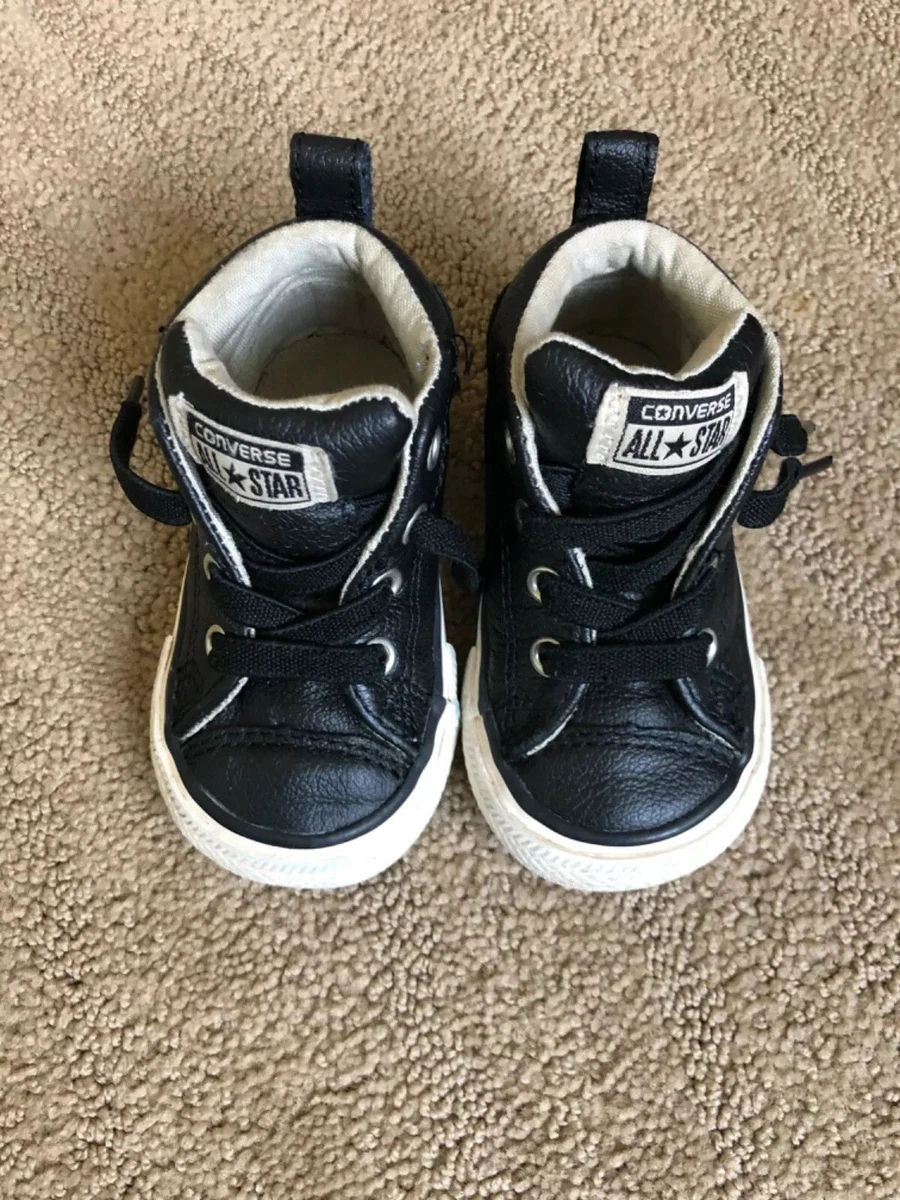 Infant leather converse top
