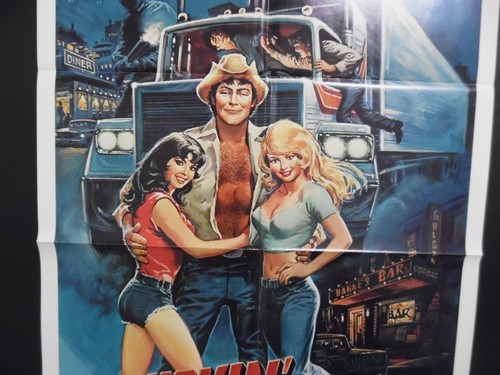 Póster de película Truckin' Buddy Mccoy 1982 de una hoja original - Imagen 3 de 4