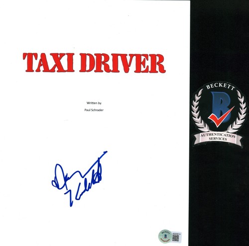 HARVEY KEITEL SIGNED TAXI DRIVER SCRIPT FULL MOVIE BECKETT BAS COA