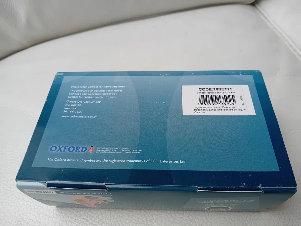 Oxford Jaguar 3rd-Set F E & I PACE RHD 1:76 modellino auto OXF76SET75 - Immagine 3 di 3