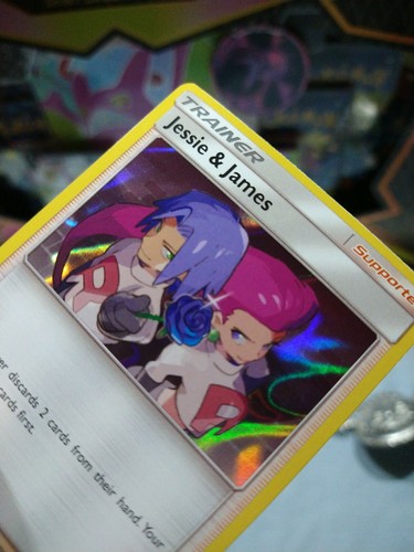 Pokemon Card Jessie & James 58/68 Holo Rare Trainer Supporter *BANNED FOR PLAY - Picture 2 of 7