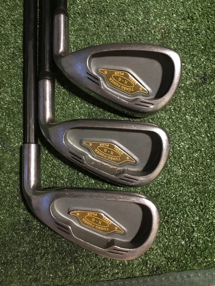Turbo Power X-6 Steel Plus Iron Set (6-PW-SW) SK Fiber CGH 24 Graphite Shafts - Image 3 of 4
