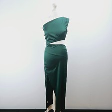 Green Cut Out Midi Dress - Small