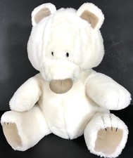 Vintage DAKON 1984 White POLAR BEAR Plush SMILING FROST BEAR Stuffed Animal 15"