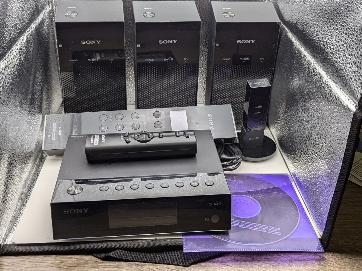 SONY - AIR Sony S-Air Wireless Receiver, Speakers & Remotes, Disk, Wall