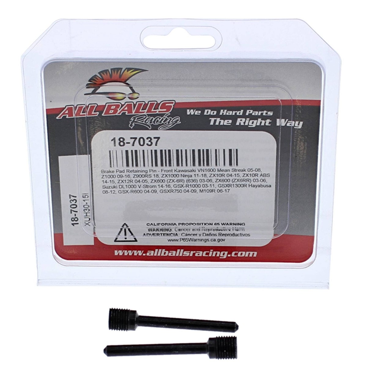 All Balls Racing Front Brake Calliper Retaining Pins/Bolts