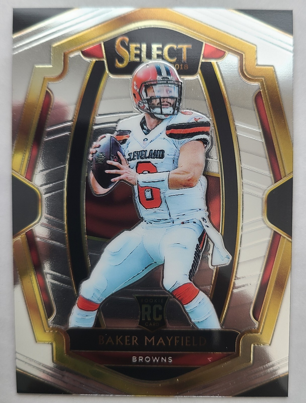 Baker Mayfield Rookie Card 2018 Panini Select Premier Level #143 RC (J139)