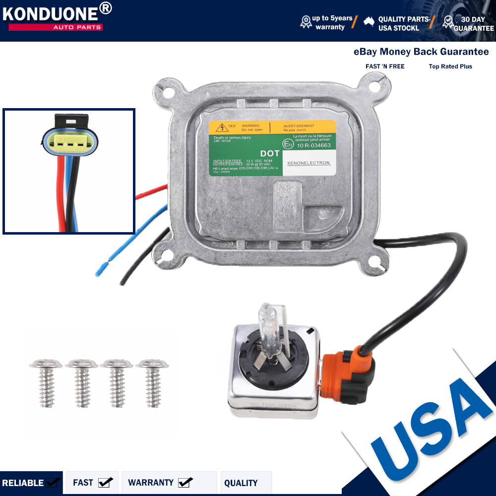Fit For Lincoln MKC MKS MKT MKX Xenon Ballast & D3S Light Bulb Control Unit Kit