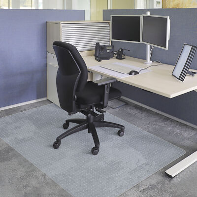 #ad 46quot;x60quot; Non Slip Office Chair Mat Solid Floor Protector Pad for Desk Carpet Home $38.19