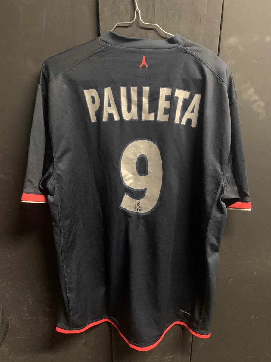 Maillot PSG Extérieur 2003/2004 Pauleta, Nike Blanc, Taille XXL, Très Bon état