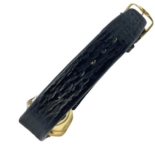 Authentic Christian Dior Leather Belt Quartz Wristwatch 2270 Black #36634720 - Picture 7 of 12