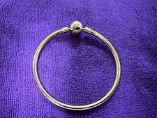 Pandora 14k Gold Bangle Bracelet 8.9 Grams 7” Free Shipping!