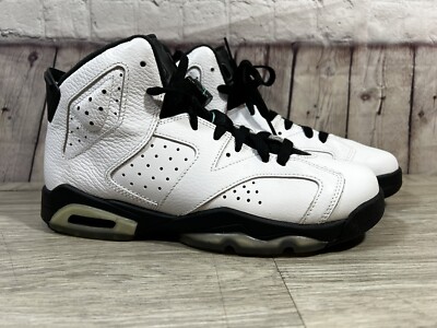 NIKE AIR JORDAN 6 Retro BG White Hyper Jade 384665-122 Basketball Shoes 7Y Youth | eBay Australia