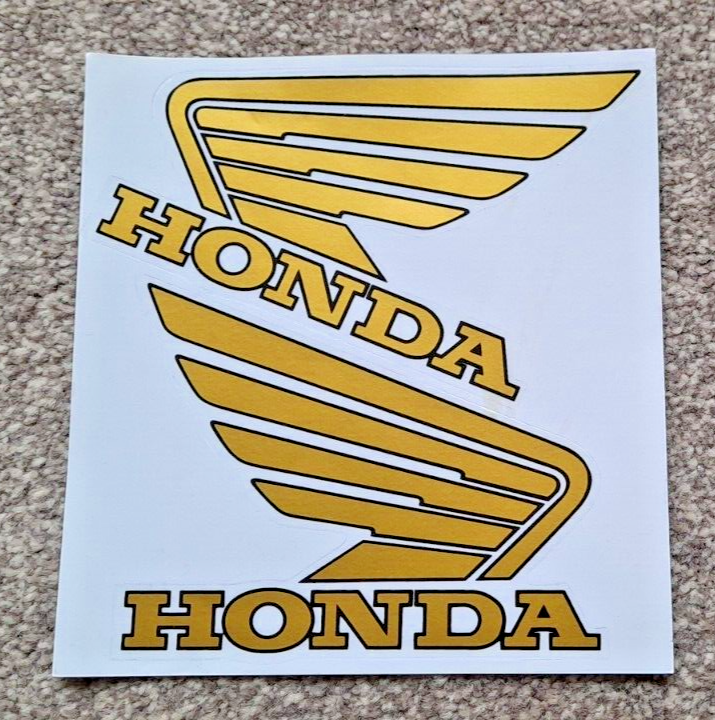 HONDA Gold Wing PAIR Fuel Tank Wing Decal Vinyl Graphics Individual Styling eBay