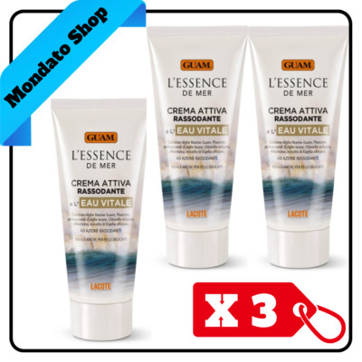 GUAM L'ESSENCE DE MER A L'EAU VITALE GESICHTSCREME 50ml NÄHRSTOFF (X3)