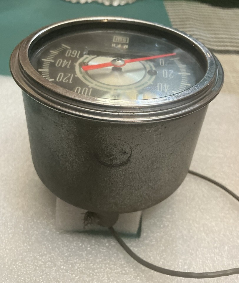 Zero Speedometer —REDUCED—Stewart Warner Speedometer Green Line 160 MPH Zero ‘0’ Mileage ...