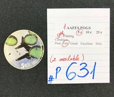 AAFES POGS, 9th Series/Printing, 1 POG, 5¢ , #P631, FAIR