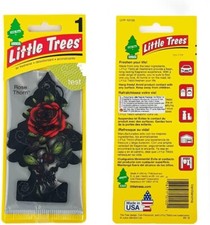 Little Trees Rose Thorn Air Freshener Home/Car Scent pack 6