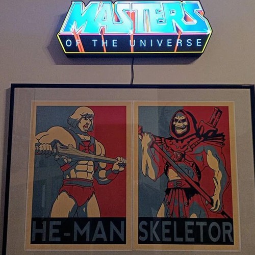 He-Man and The Masters of The Universe 3D Printed Lightbox MOTU Logo LED Sign - Bild 7 von 11