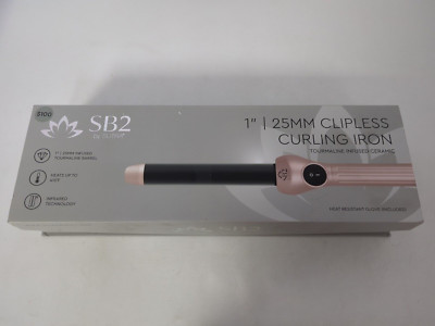 SB2 by SUTRA 30CI25-M39 1' 25MM CLIPLESS CURLING IRON