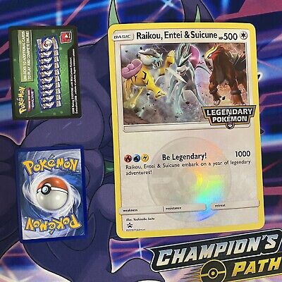 Mavin  NM JUMBO Pokemon RAIKOU+ENTEI+SUICUNE Card BLACK STAR PROMO  Legendary OVERSIZED